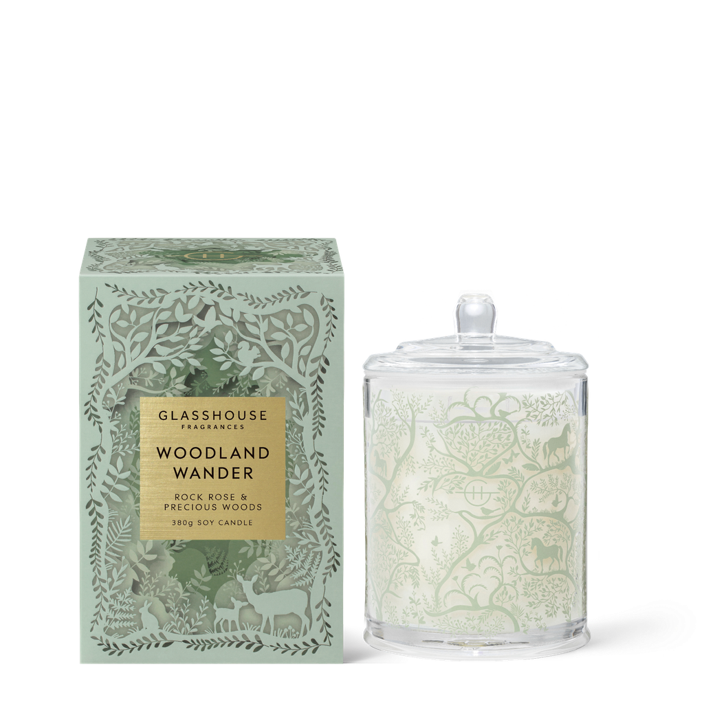 Woodland Wander - 380g Soy Candle | Glasshouse Fragrances – Glasshouse ...